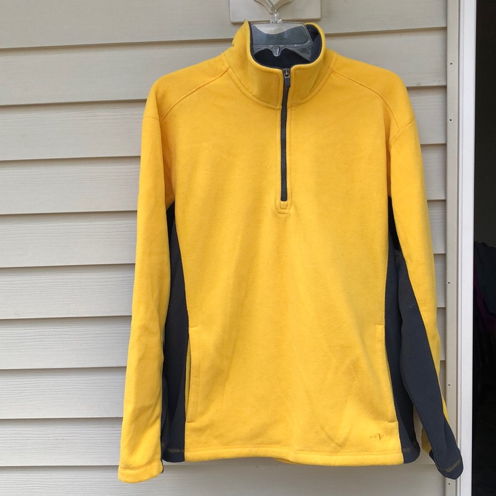 Athletic Works Yellow and Gray Men's Jacket